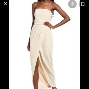 Champagne Nordstrom WAYF dress